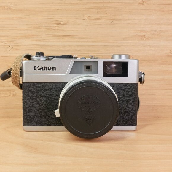 Canon Canonet 28 35mm Rangefinder Film Camera / Vintage 70s / Made in Taiwan - Picture 2 of 10